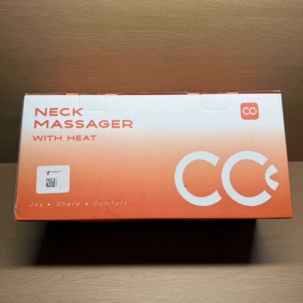 COPYJOY Shiatsu Neck and Back Massager with Heat Deep‎ Tissue 4D Kneading New
